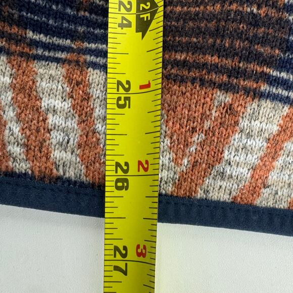 LL Bean Men’s Large Pullover Better Sweater Fleece 1/4 Snap Collar Aztec - Picture 6 of 6